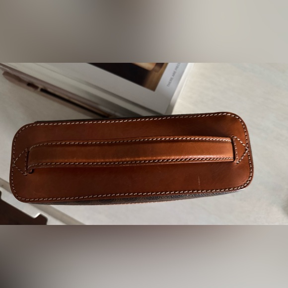 Authentic Vintage Celine Brown Coated Canvas Macadam Toiletry Bag - Picture 3 of 9